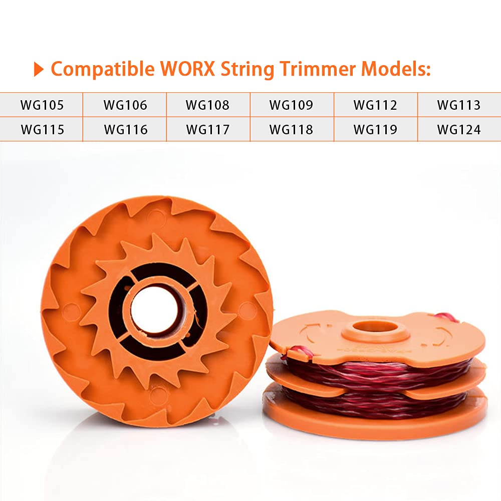 Two 2x16 ft lines on Cilivo spool showing 0-065 inch diameter