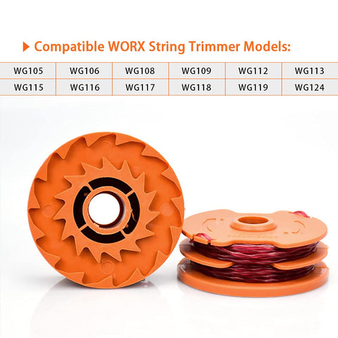 Two 2x16 ft lines on Cilivo spool showing 0-065 inch diameter