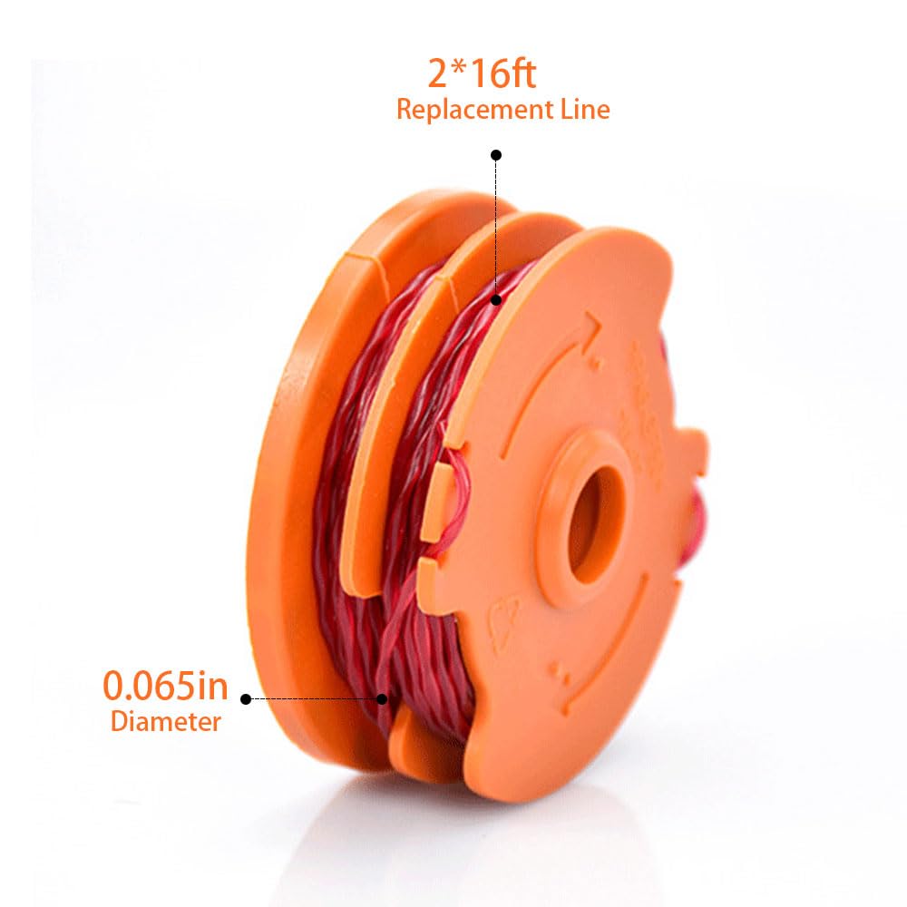 Cap and spool assembly compatible with WA0007 for Worx