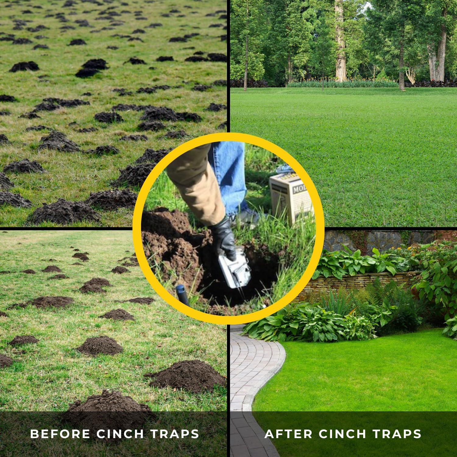 Cinch Gopher Trap Kit proudly made in the USA for quality assurance.
