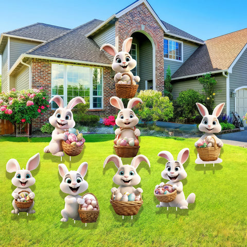 CiniQy outdoor bunny yard stakes to support a standout Easter display.