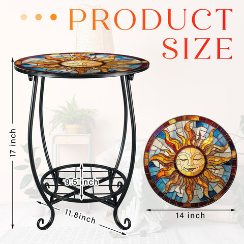 Cinnvoice hollow iron art detail enhances decor while keeping items organized.