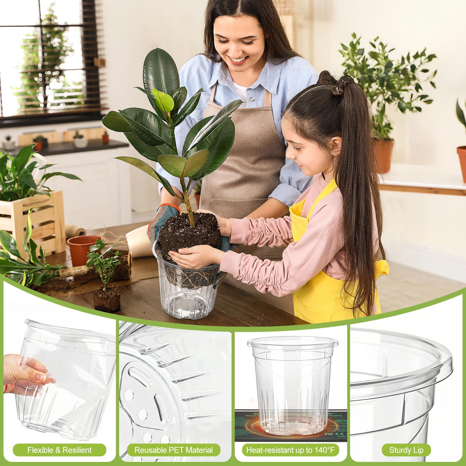 CINKSY plant labels 20-count for easy seedling identification.