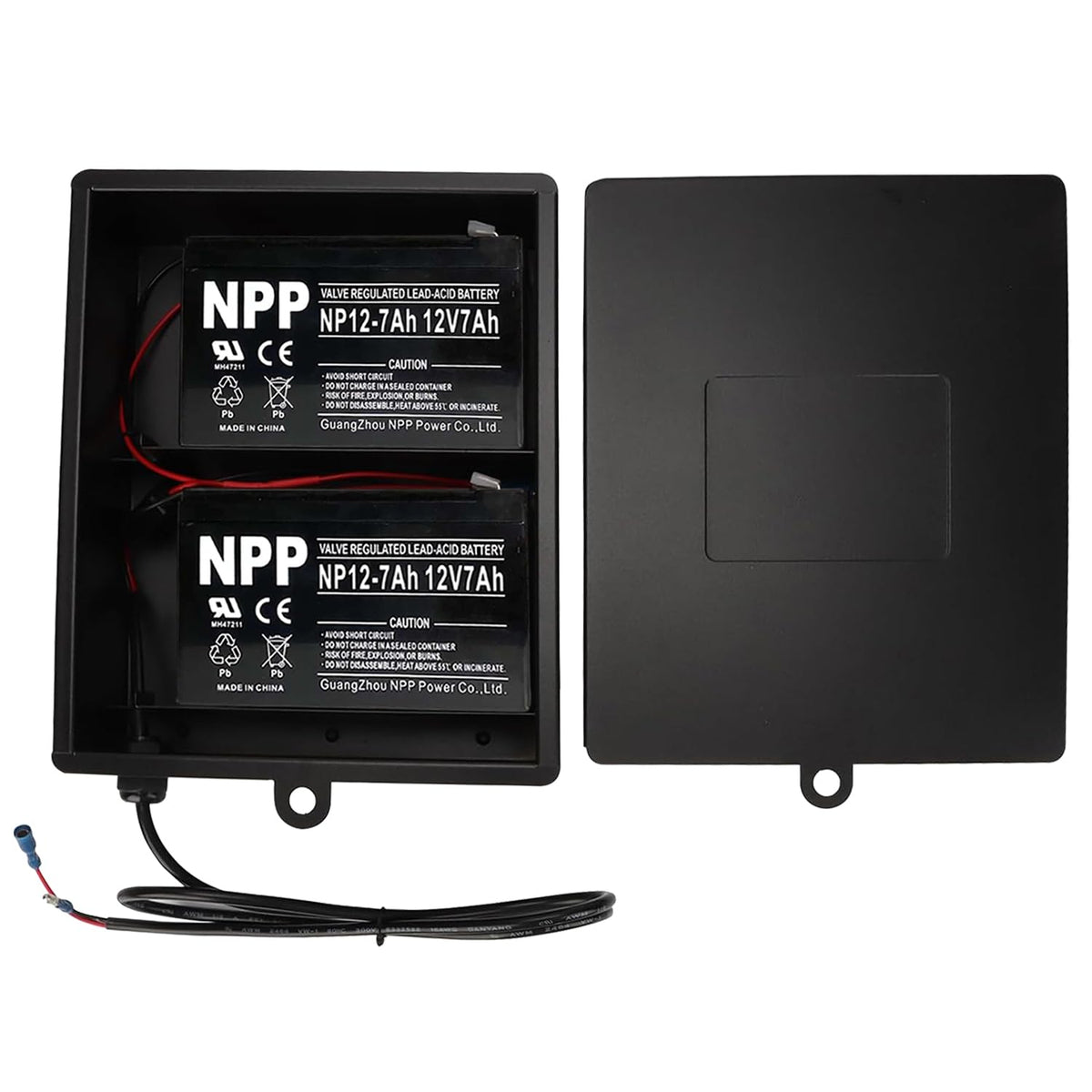 CINVEI 2025 upgraded steel battery box with lid shows rugged weather protection for outdoor use