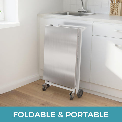 Ciokea grill cart with hooks and holder for easy tool access.