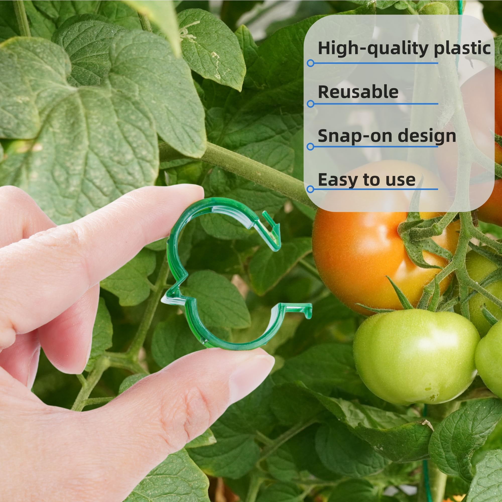 CIQIYO 100-pack clip set ready for new gardening season