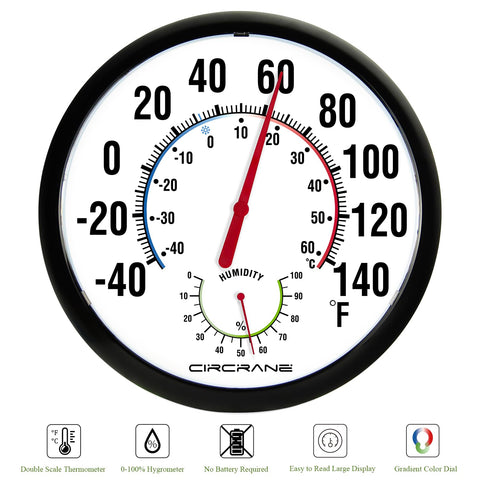 Circrane automatic calibration aligns readings with local conditions.
