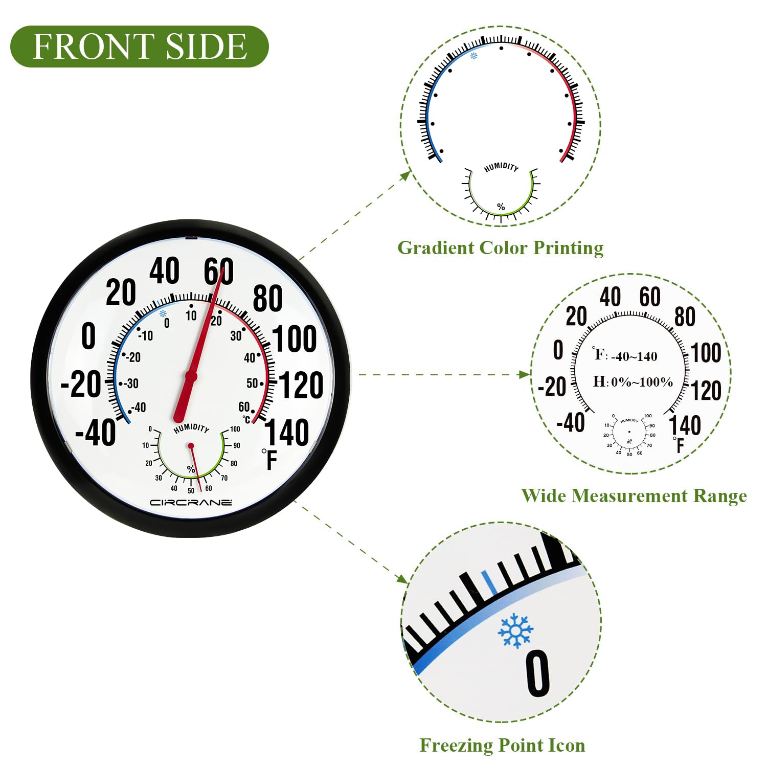 Circrane no battery design reduces maintenance and running costs.