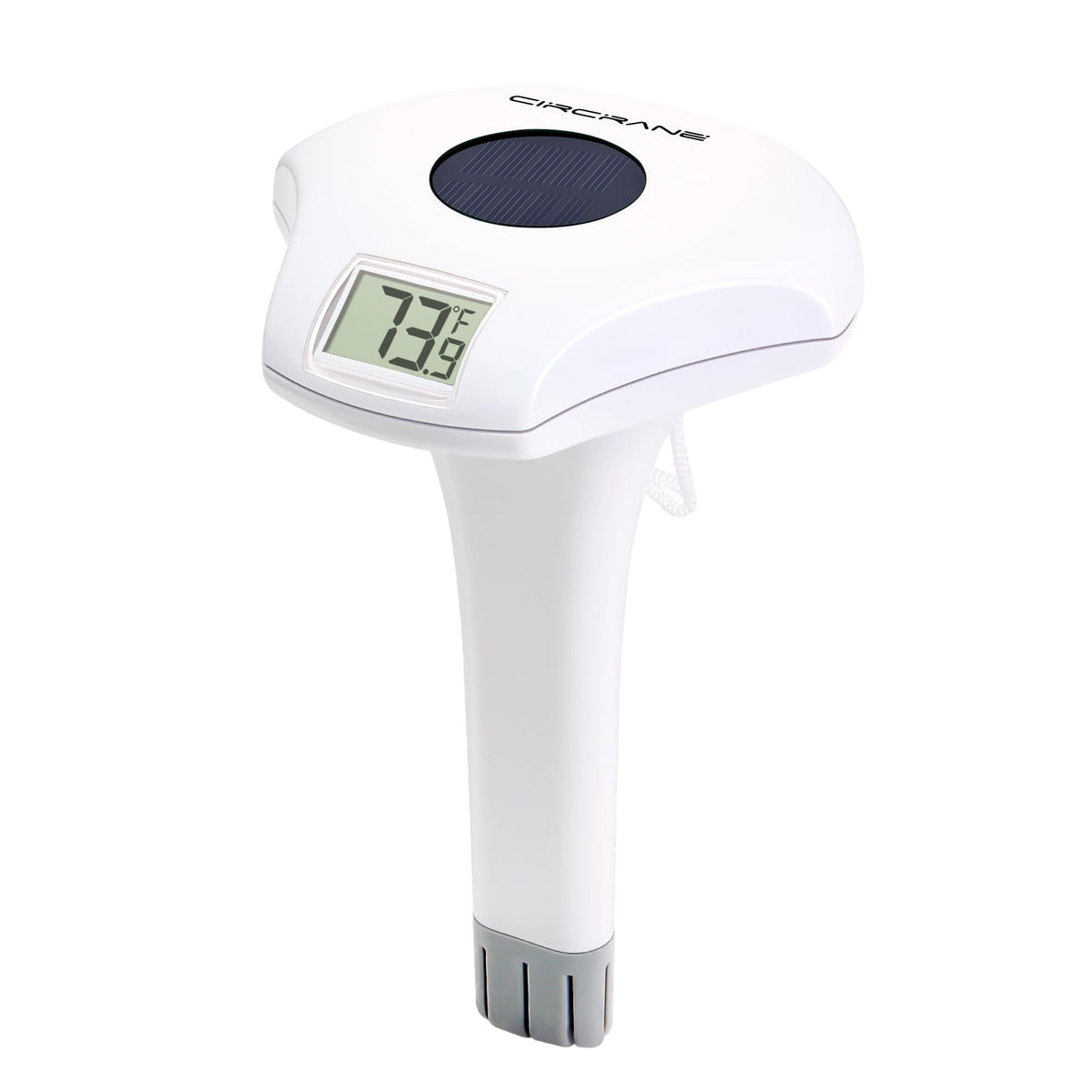 Circrane thermometer front view with clear LCD display for quick temperature checks