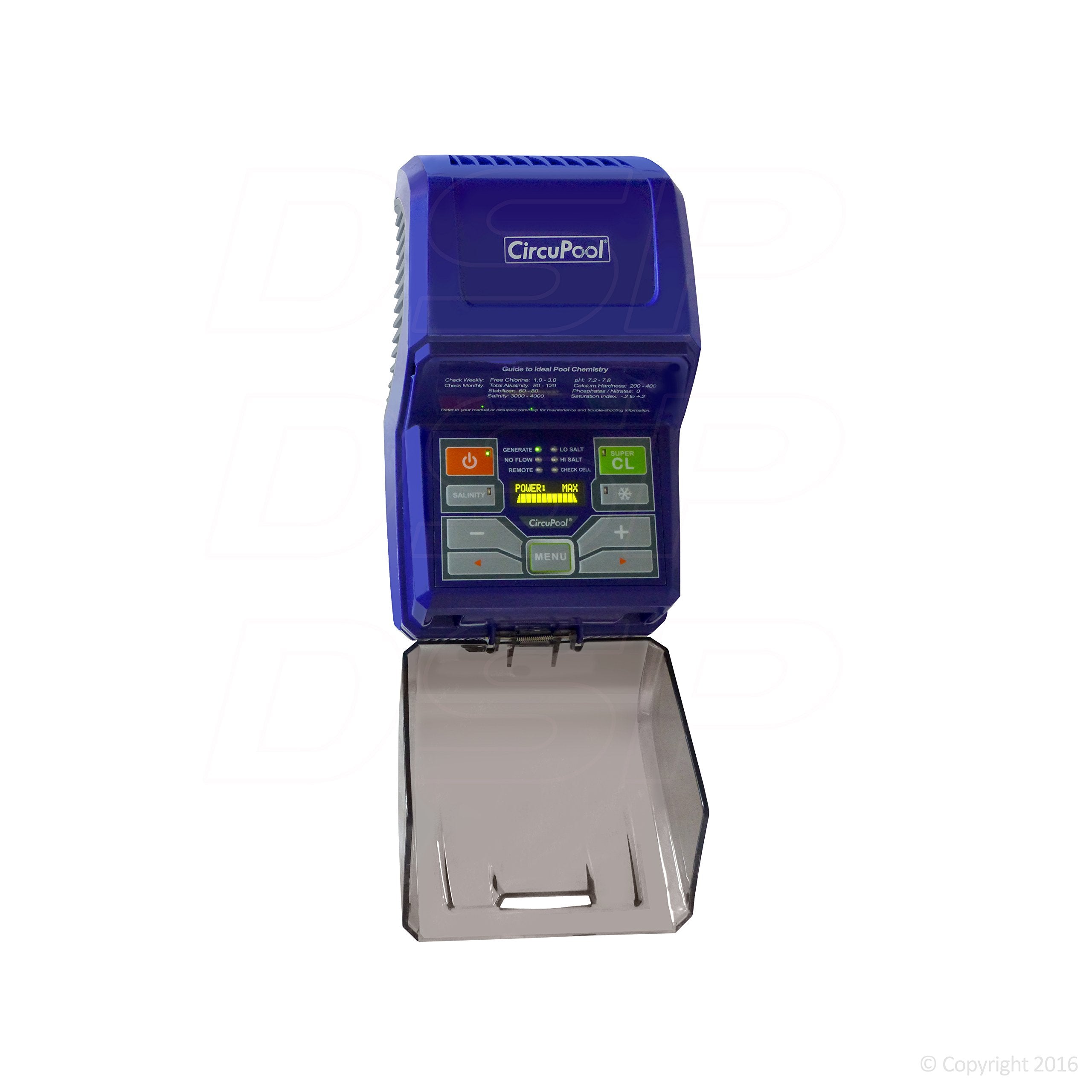 Circupool 120-240V setup enables compatibility with existing electricals.
