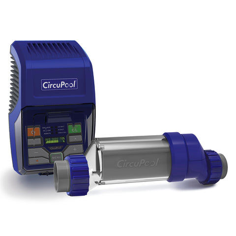 Circupool RJ45+ salt chlorination system delivers reliable pool chemistry with low maintenance.