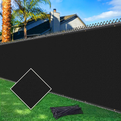 Cisvio 5ftx50ft fence screen rolled for quick outdoor setup and storage