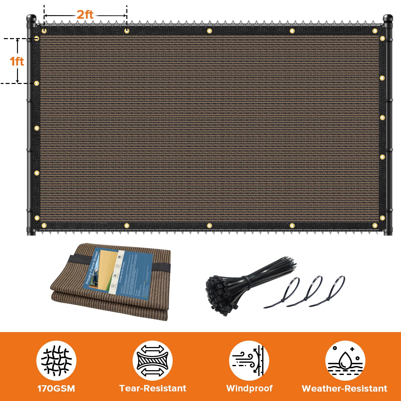 Cisvio balcony fence screen creates a private outdoor nook.