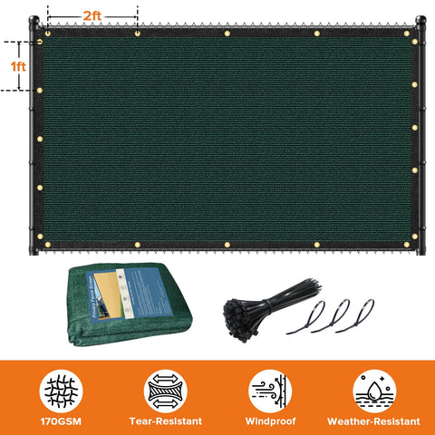 Cisvio easy-install privacy screen with zip ties for quick setup