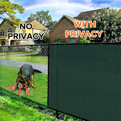 Cisvio fence cover with brass grommets resists rust and wear
