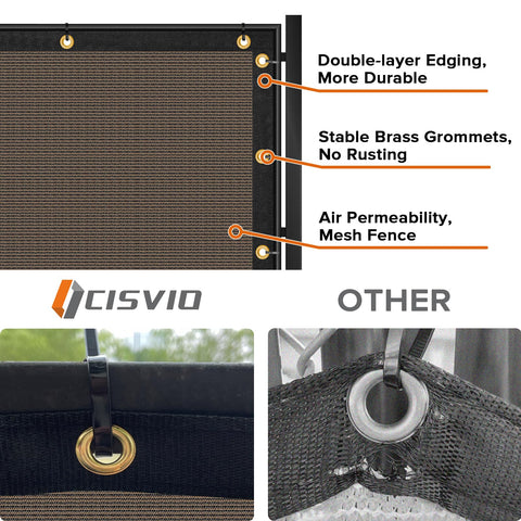 Cisvio pool deck privacy screen enhances privacy near the water.