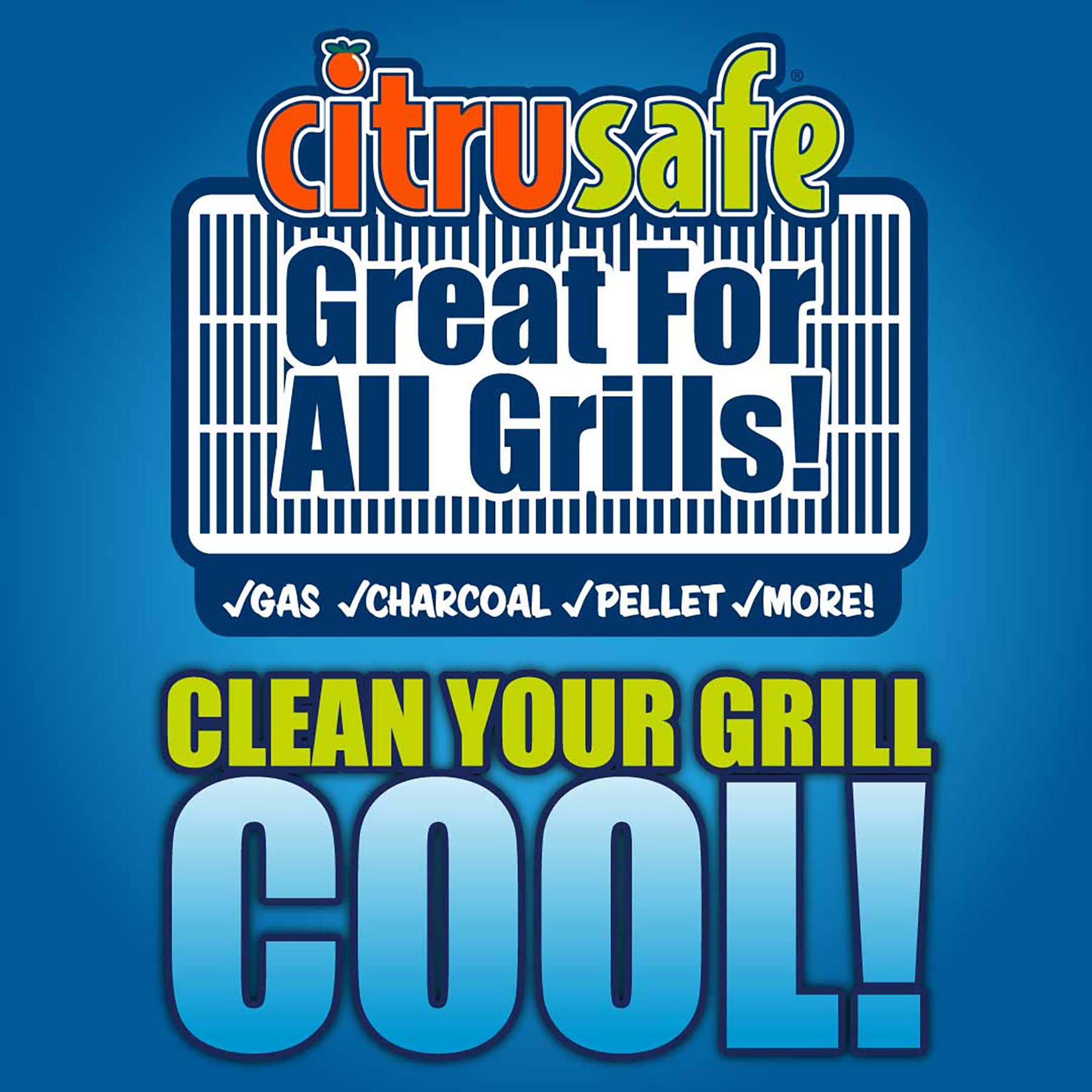 Citrusafe Cookbox Scraper removing stubborn grime from a grill cookbox.