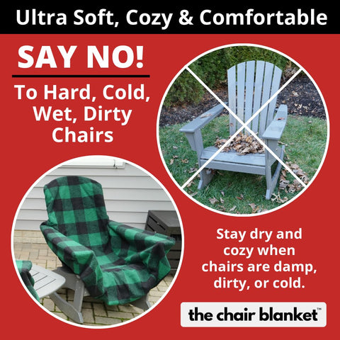 CITYBONFIRES Chair Blanket carry pouch included for easy storage and transport