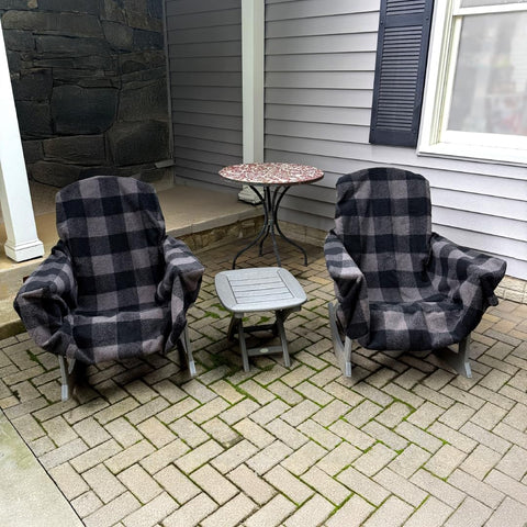 CITYBONFIRES chair blanket ideal for patios, dining rooms, and balconies.