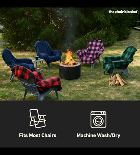 CITYBONFIRES Gift-ready polar chair blanket suits gifts for outdoor lovers.