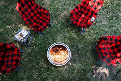 CITYBONFIRES Portable cover for travel, camping trips, and backyard gatherings.