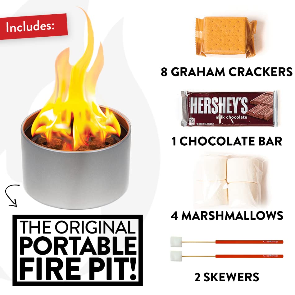 City Bonfires chocolate bar for classic s'mores treats.