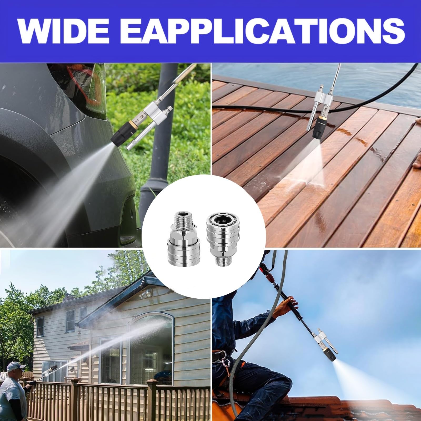 Ciunura 5000 PSI rating confirms reliable corrosion resistance in harsh environments.