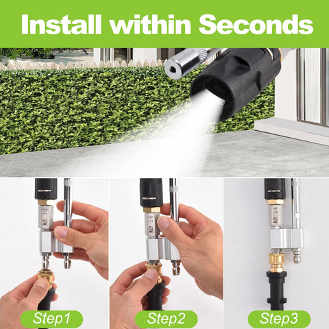 Ciunura 1/4-inch quick-connect plug enables fast tool attachment.