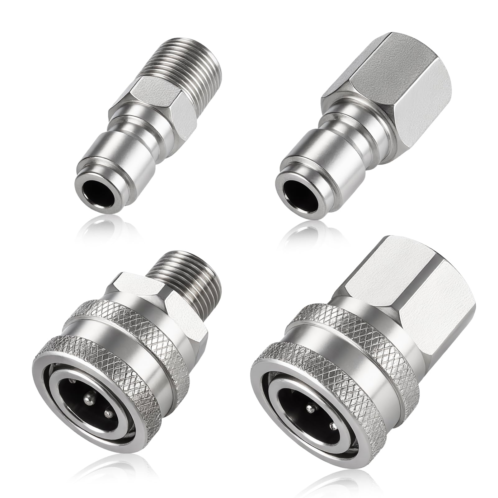 Ciunura quick connect kit for 3/8 inch hoses enabling fast nozzle changes