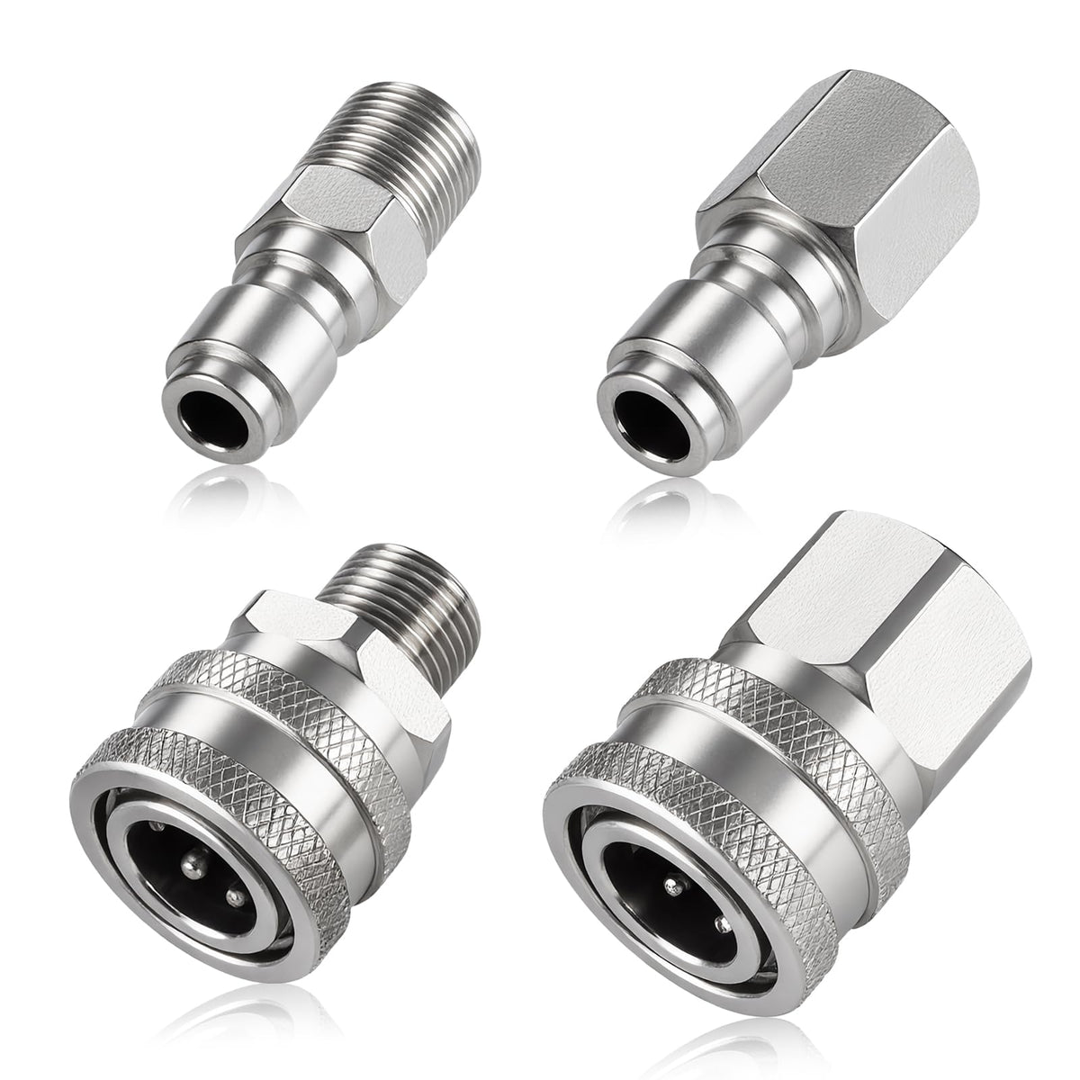 Ciunura quick connect kit for 3/8 inch hoses enabling fast nozzle changes