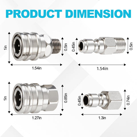 Ciunura stainless steel fittings close up showing durability and corrosion resistance