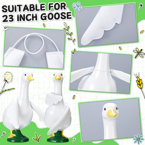 Civaner 3D plush wings attach easily to 23-inch geese for quick seasonal transformations.