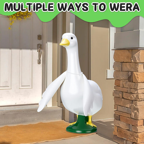 Civaner goose wings display for porch or garden beds enhancing curb appeal.