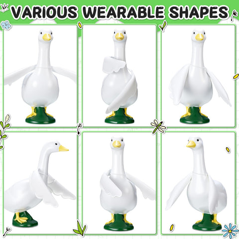 Civaner porch goose wings fitted for a 17-inch lawn goose ready to swing with style.