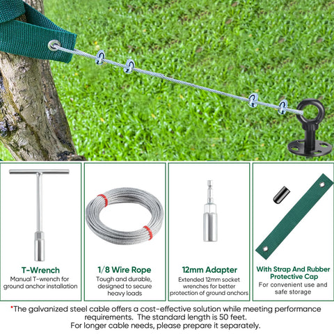 Ciyivak bolt-type clamps secure anchors quickly during installation.