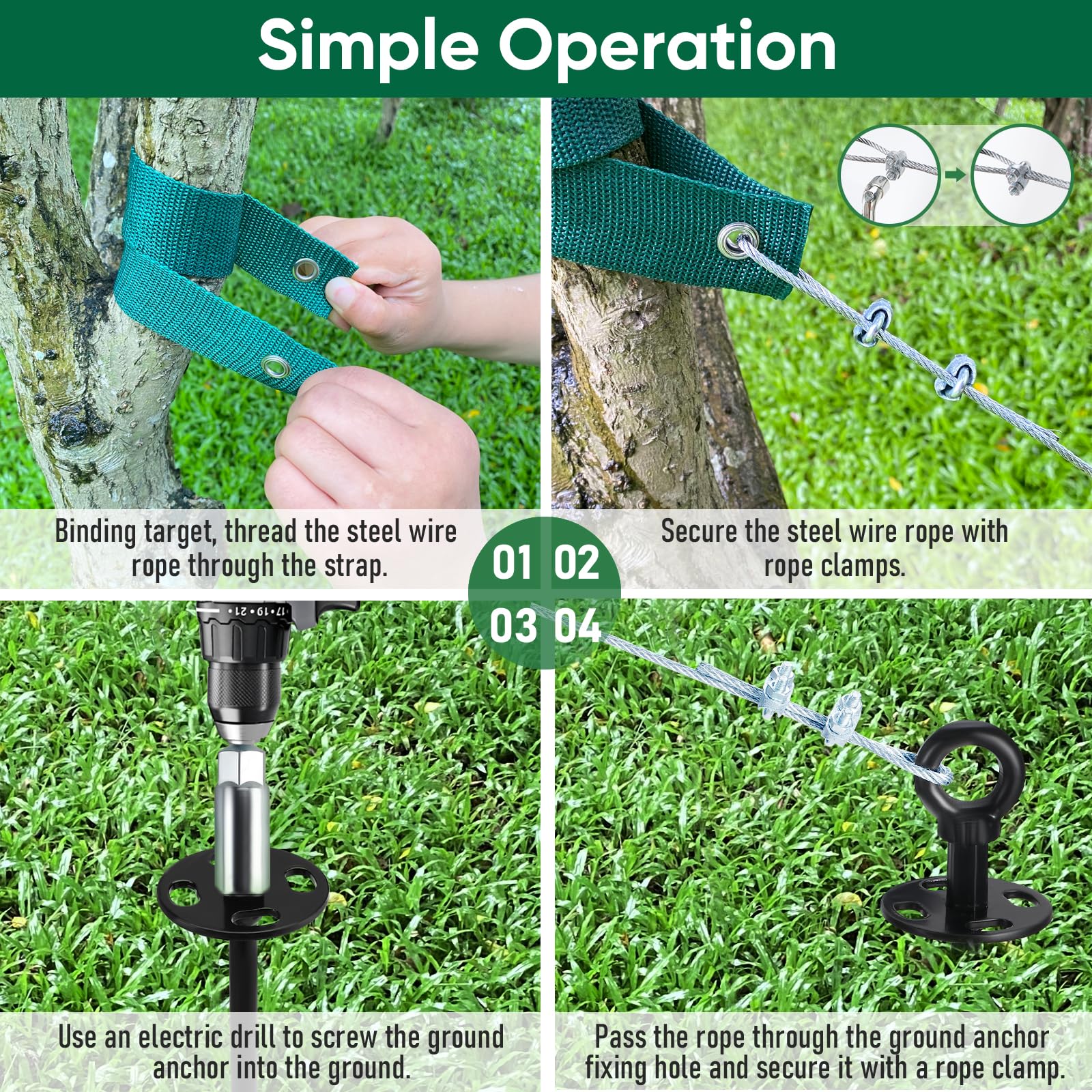 Ciyivak drill adapter speeds up setup for efficient anchoring.