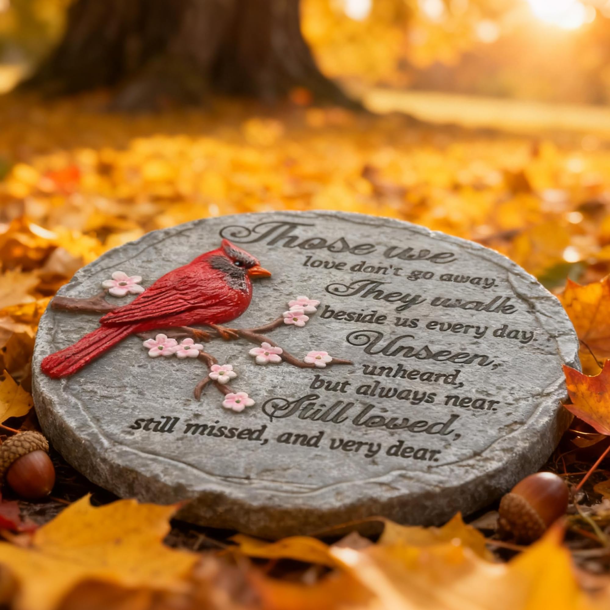 Ciyxarte holiday remembrance decor adds seasonal solemnity outdoors.