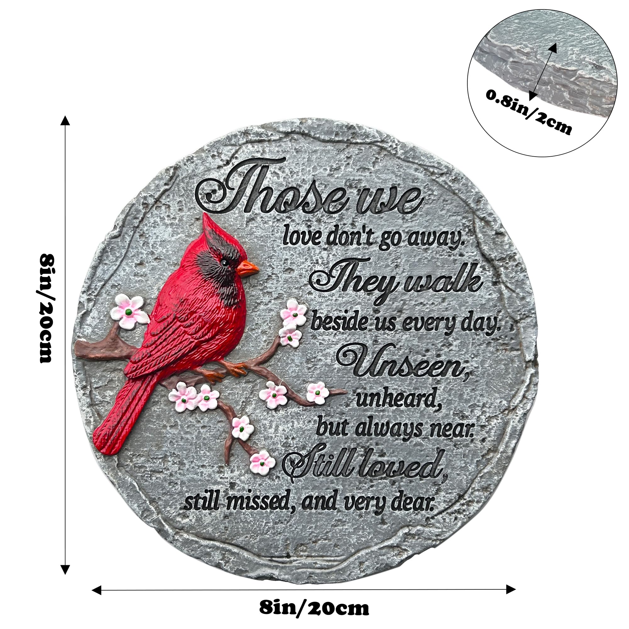 Ciyxarte sympathy gift memorial stone, thoughtful bereavement keepsake.