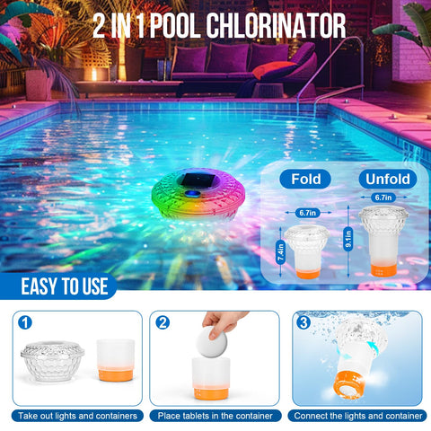 CIZTADA all-pool compatibility supports chlorine, bromine, saltwater setups.