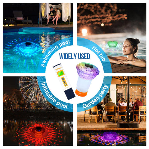 CIZTADA waterproof pH meter withstands outdoor pool conditions.