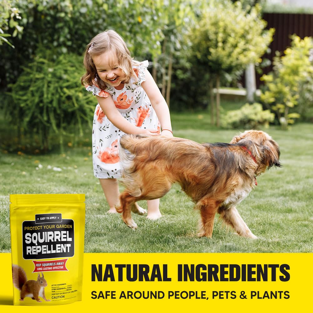 CJEIWYA Squirrel Repellent bag pack 7 offers versatile placement in gardens and garages.