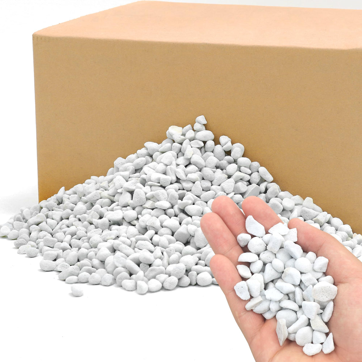 CJGQ 3qt perlite with quarter inch particles enhances drainage in pots