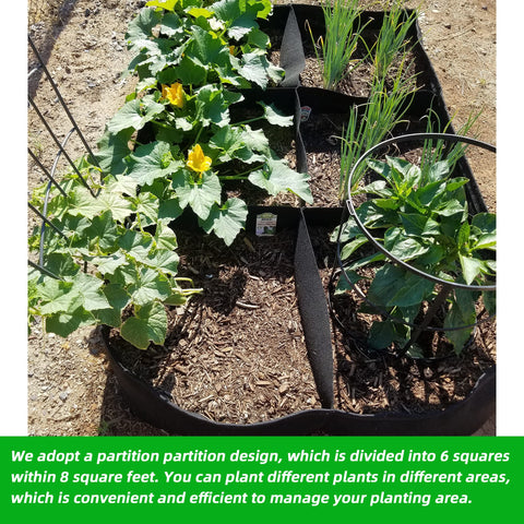 CJGQ 55-gallon capacity bed enables larger herb plots.