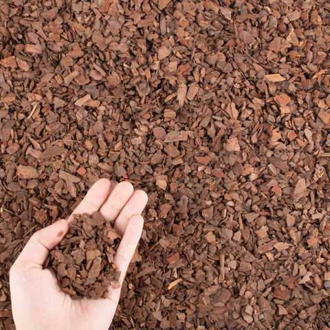 CJGQ 9 qt orchid bark bag with large chips for orchid mulch and airflow