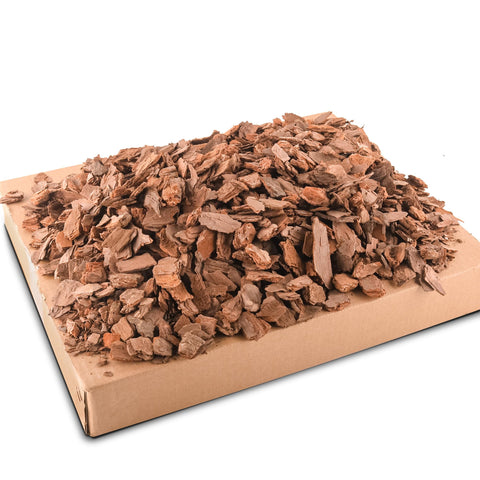 CJGQ 9qt orchid bark packaging for home potting and mulch use.