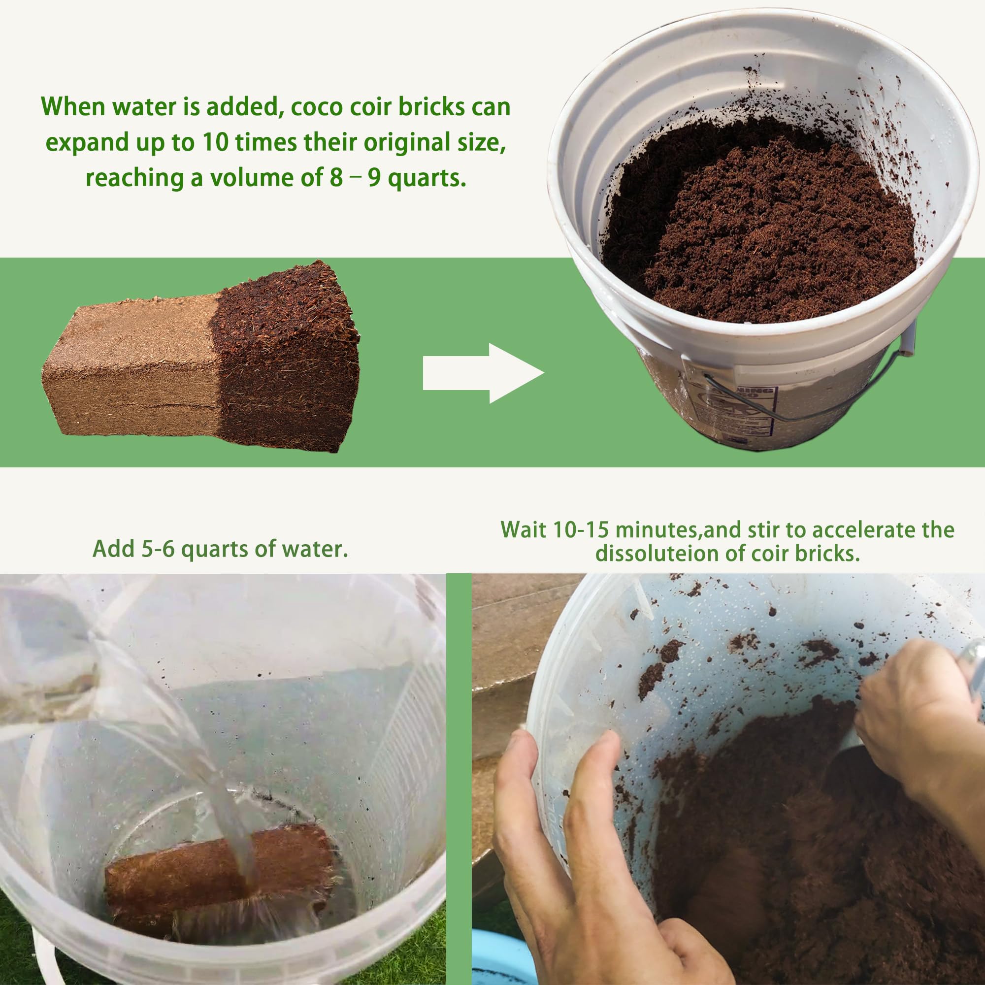 CJGQ low-EC, balanced coir supports healthy seedling development.