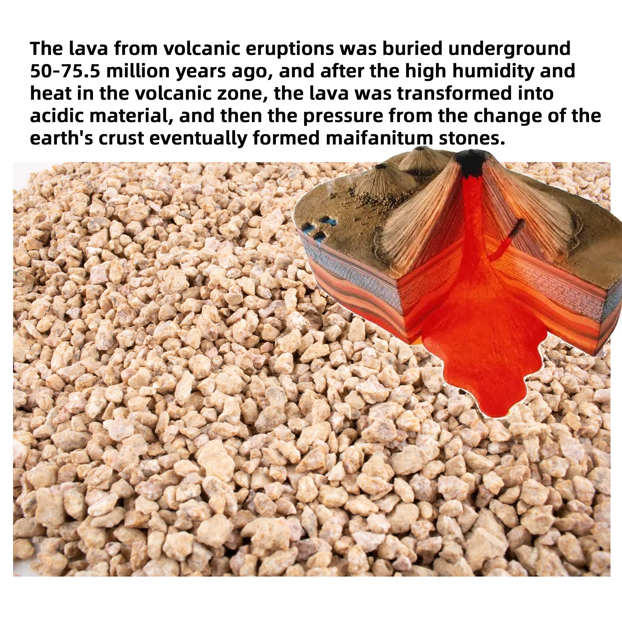 CJGQ Maifan stone rocks for cactus support drainage while protecting root health.