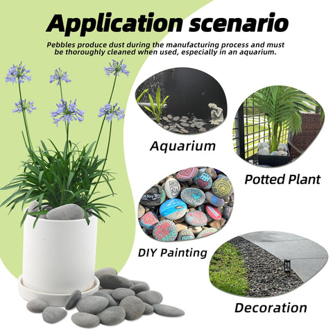 CJGQ natural stones eco-friendly non-toxic choice enhances soil surfaces and displays.