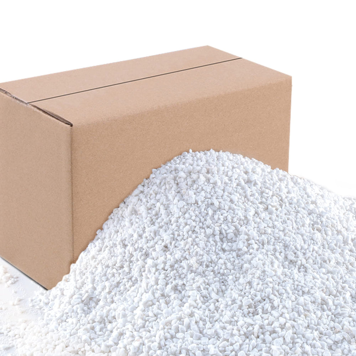 CJGQ perlite granules close-up, showing lightweight structure for superior drainage.