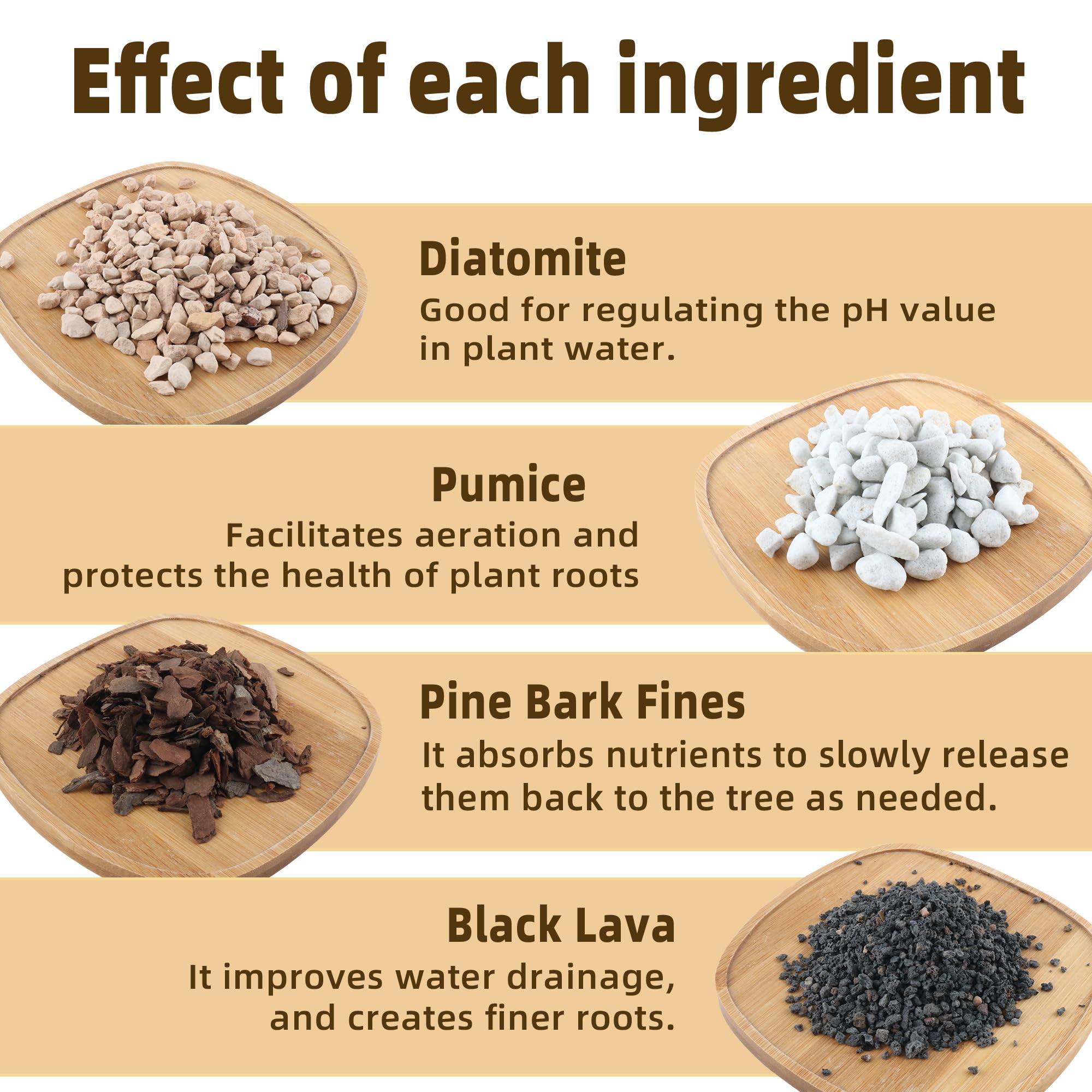 CJGQ pumice improves water retention for less frequent watering